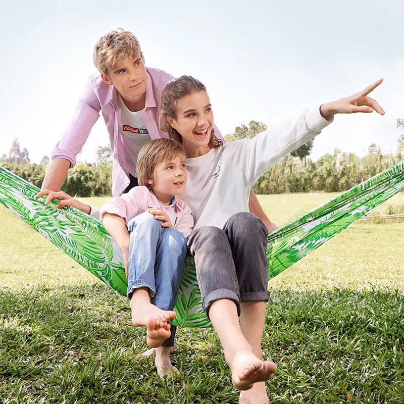 Leaf Pattern Camping Hammock