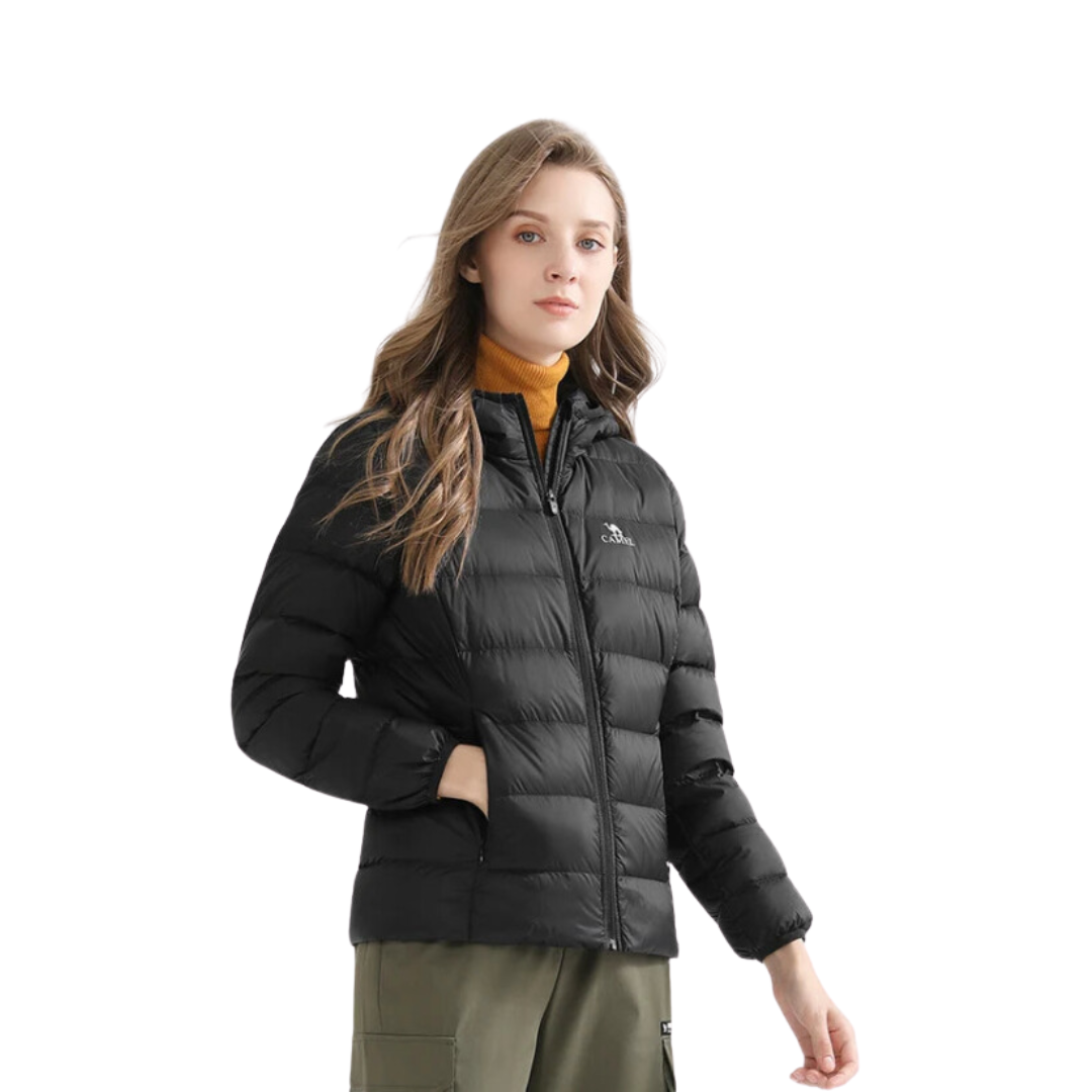 Women's Waterproof Hooded Down Jacket