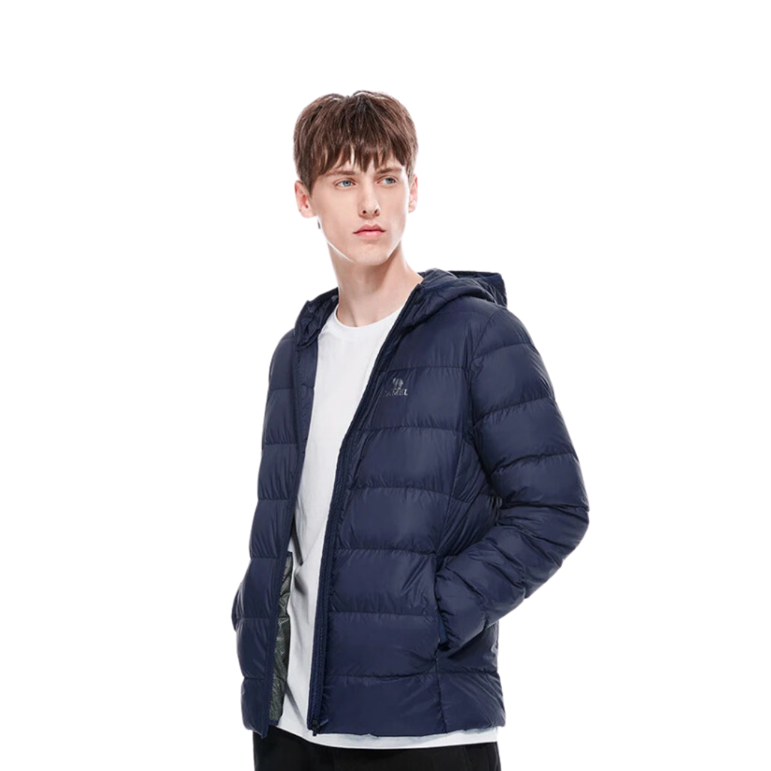 Men's Waterproof Hooded Down Jacket