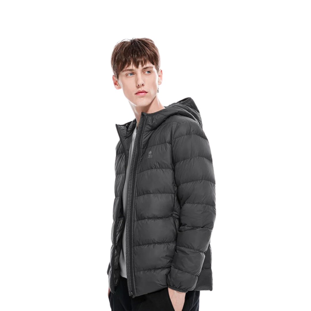 Men's Waterproof Hooded Down Jacket