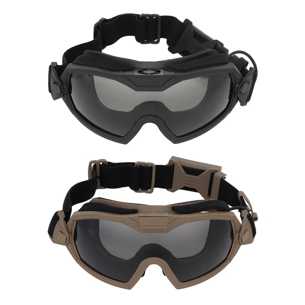 Camel Tactical Goggles with Protective Case