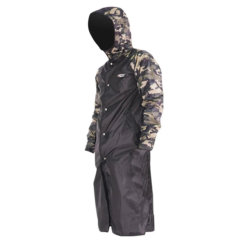 Chaqueta de pesca impermeable con camuflaje