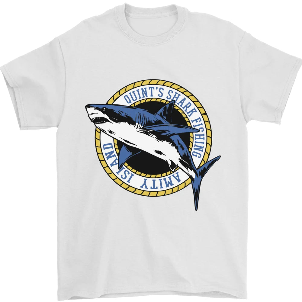 Camiseta de pesca de tiburones de Quint