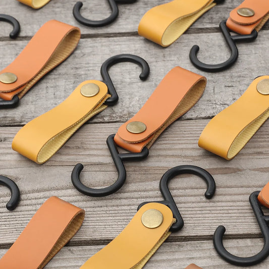 Leather Camping Hanger Straps