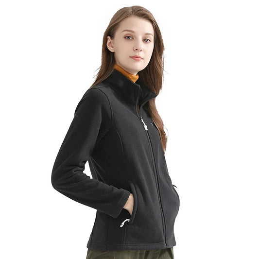 Chaqueta Softshell de forro polar grueso para mujer