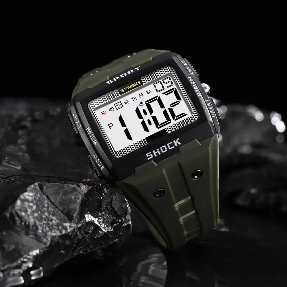 Army-Style Digital Watch