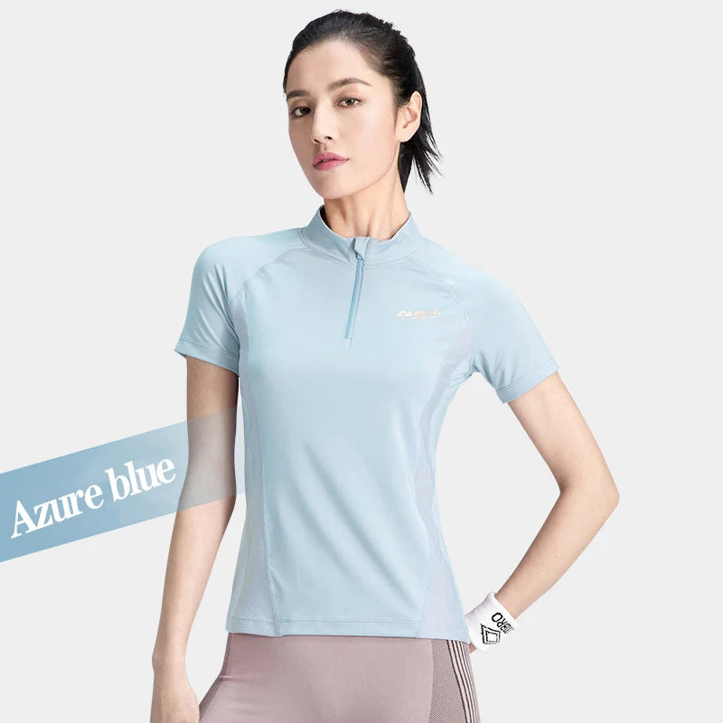 Summer Breeze Athletic Zip-Tee