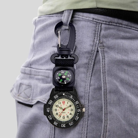 Multifunction Carabiner Pocket Watch