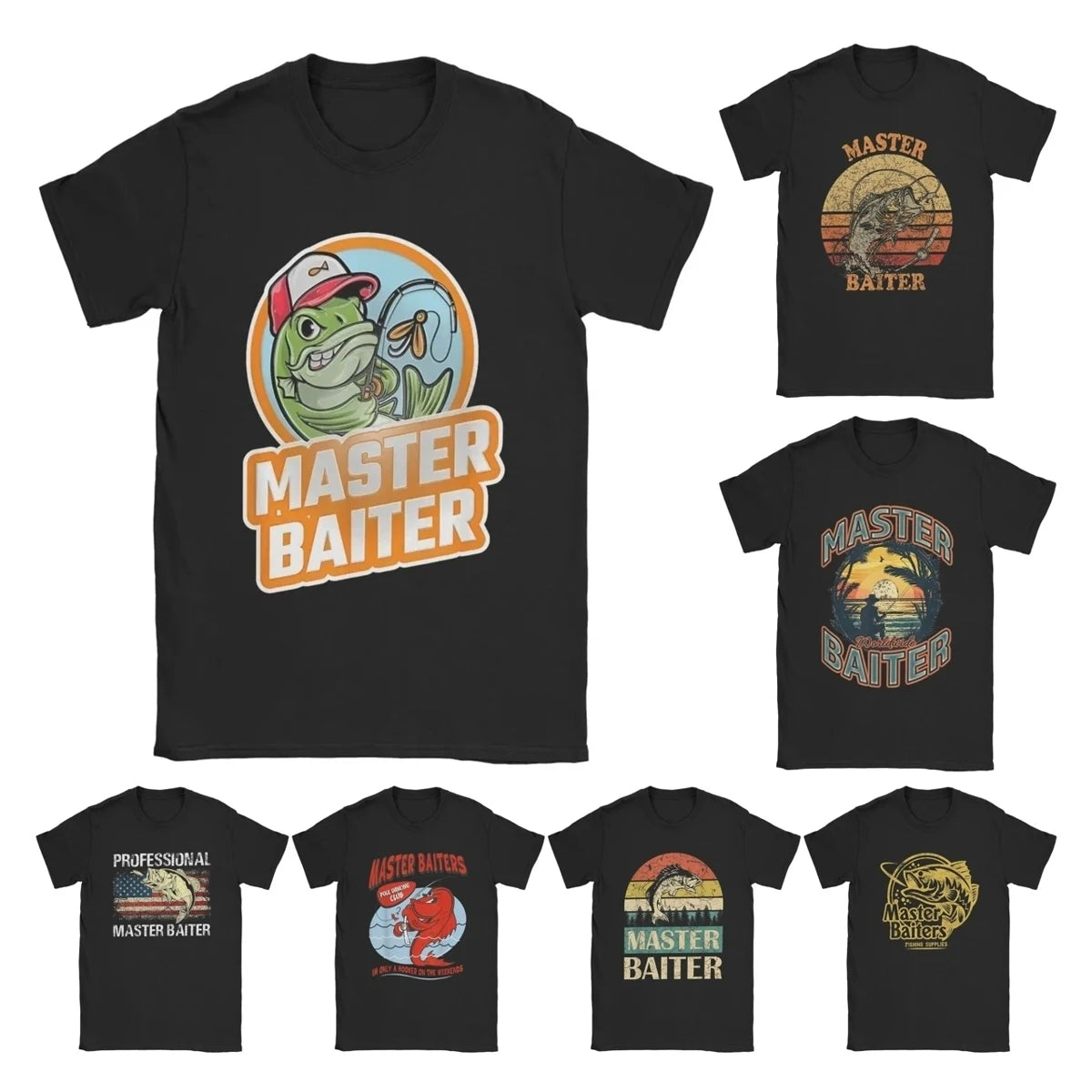 Master Baiter - Colección de camisetas de pesca