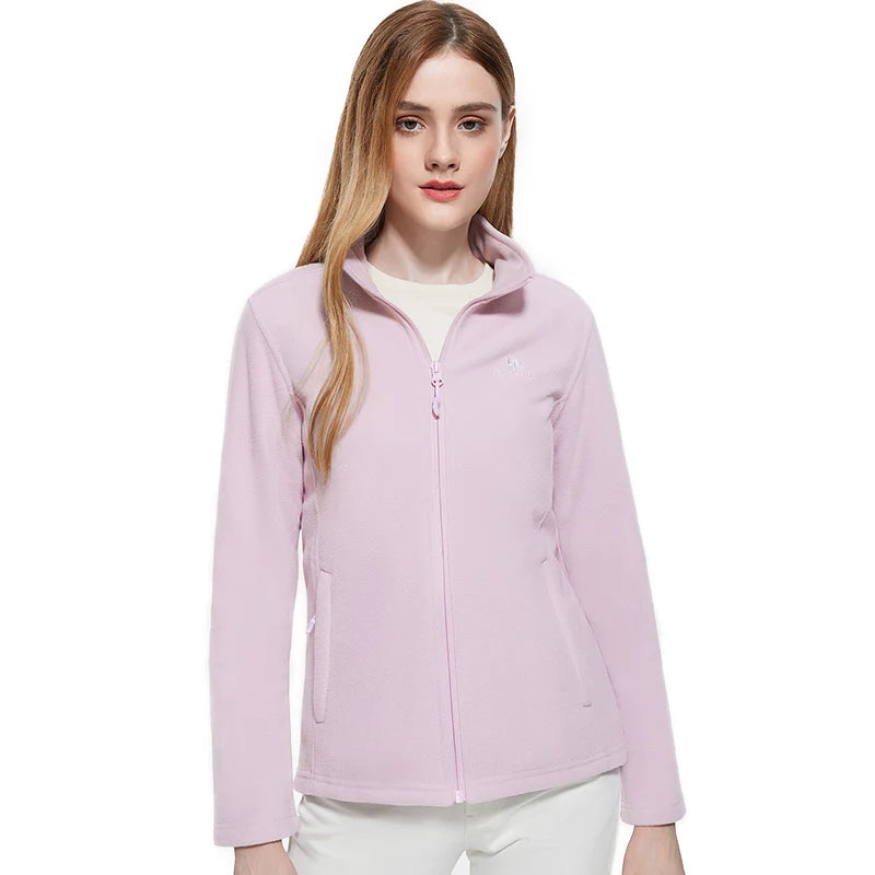 Chaqueta Softshell de forro polar grueso para mujer