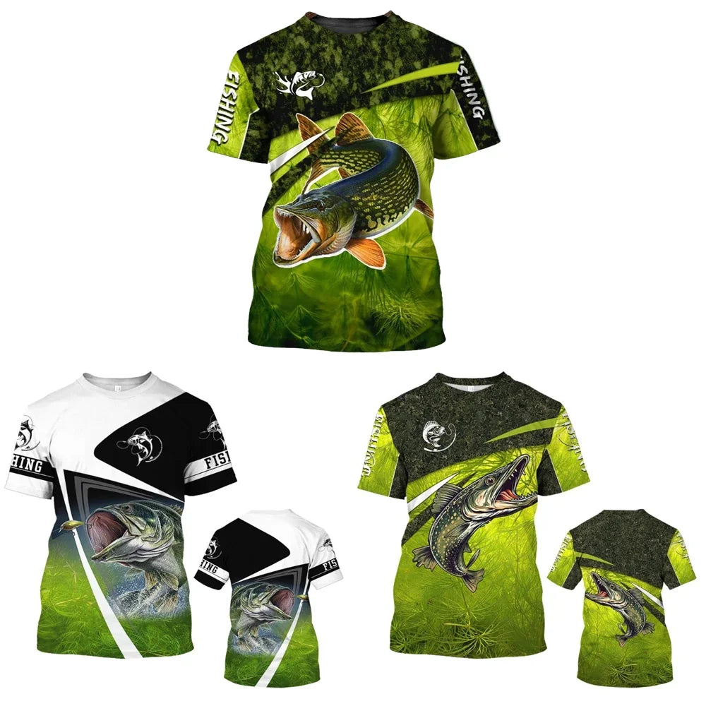 Camisetas de rendimiento para pesca de lucios depredadores