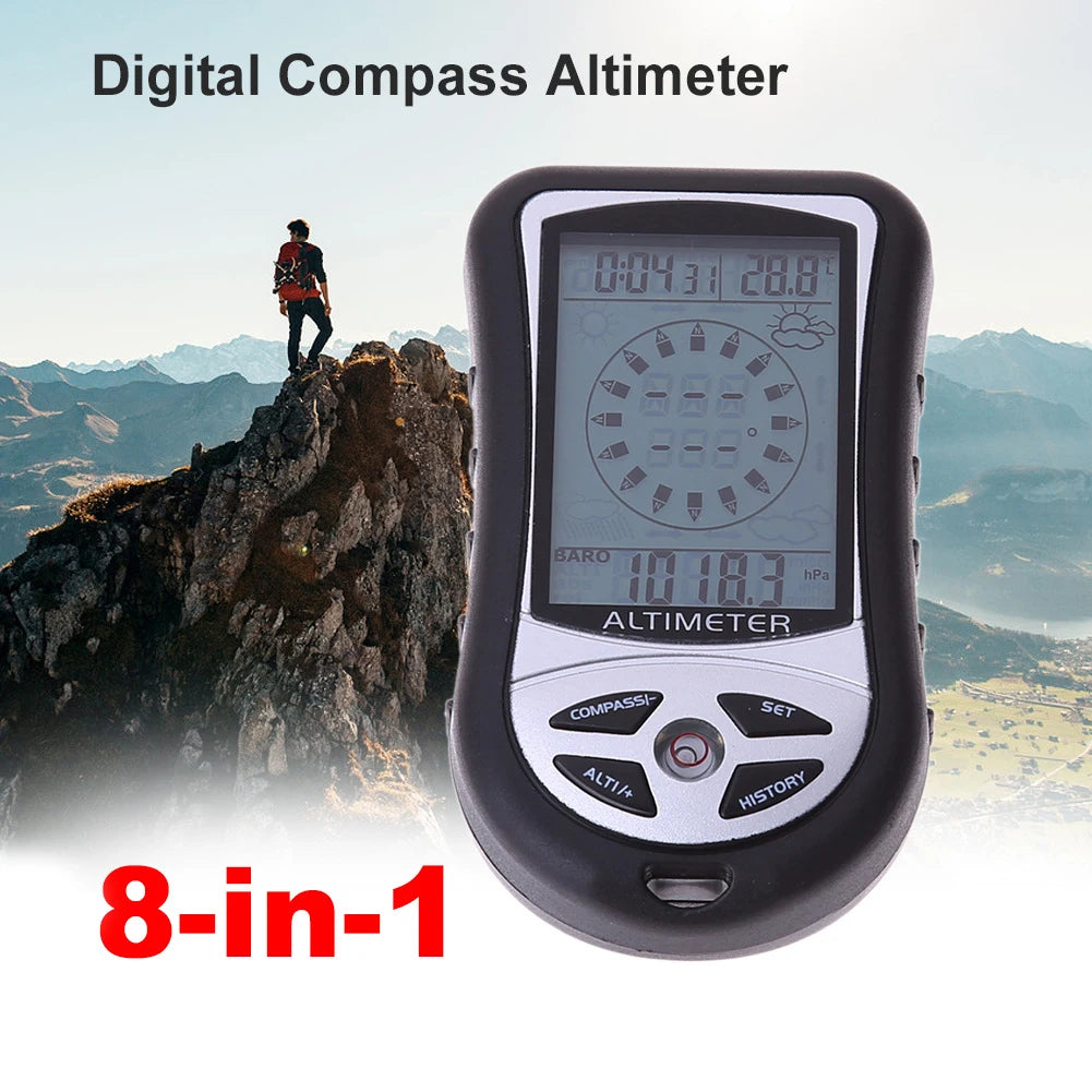 8-in-1 Digital Compass Altimeter