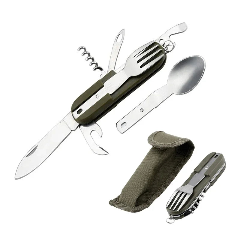 Multi-Tool-Campingutensilien 6-in-1