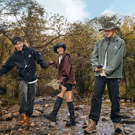 Chaqueta impermeable cortavientos para hombre