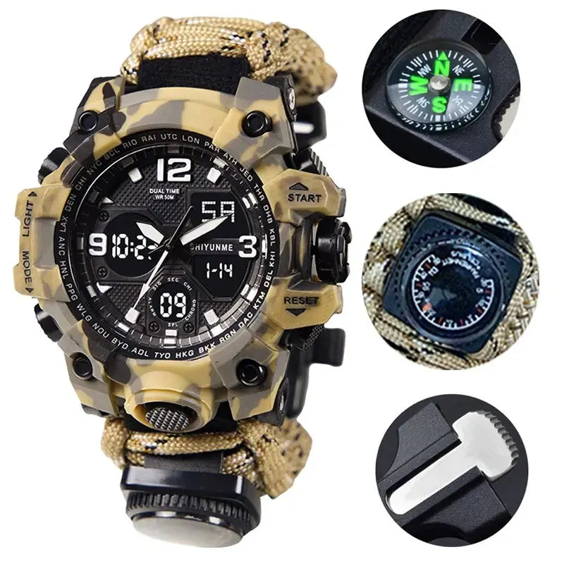 Outdoor Survival Tactical Watch